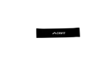 Melna Crivit fitnesa lente ar baltu logotipu.