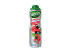 Fles suikervrije grenadine siroop met bessen en frambozen.