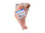 Pescada Vermelha Grande congelada com rótulo de certificação MSC e informação nutricional.