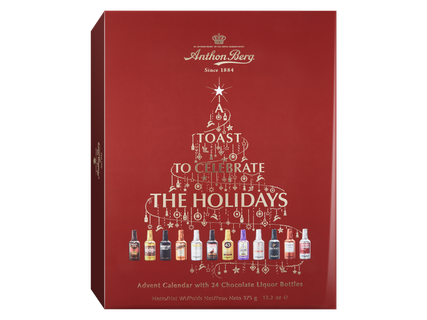 Advento kalendorius su likeriu šokolade