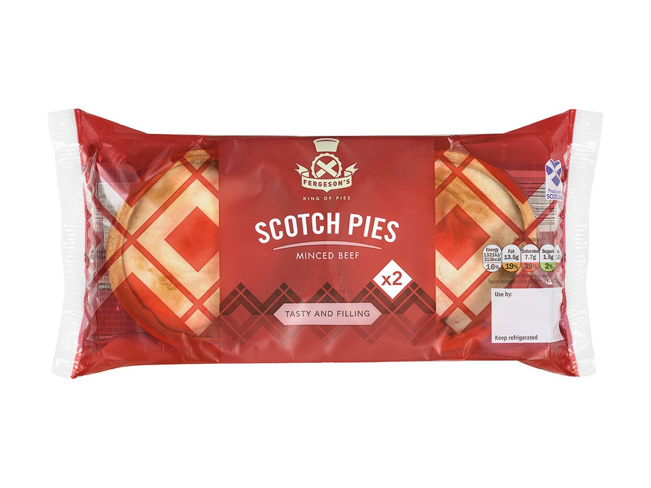 Go to full screen view: Fergeson's Scotch Pie 2 Pack - Image 1