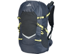 Dark grey Crivit backpack with yellow-green accents.