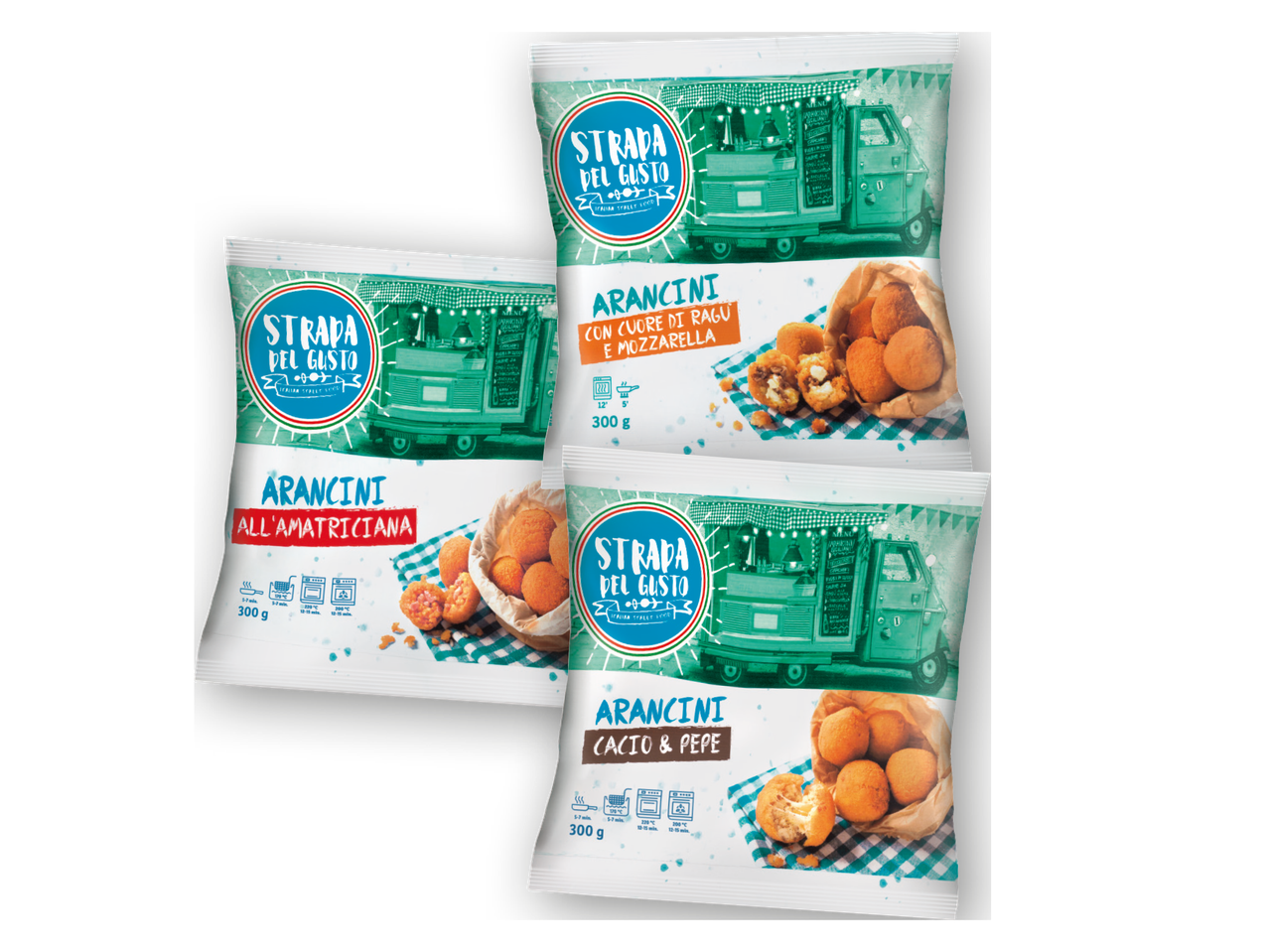 Pacchetti di snack Viva Più, gusti assortiti.