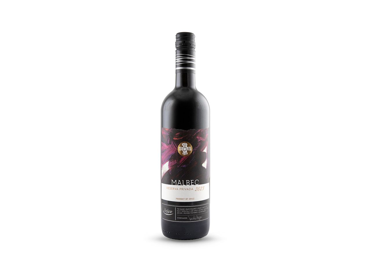 Boca crnog vina Malbec Reserva Privada 2023 iz Čilea