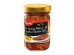 Jar of anchovy fillets in sunflower oil with chilli, 100g.