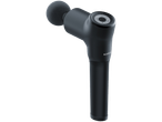 Black Sanitas massage gun with control panel
