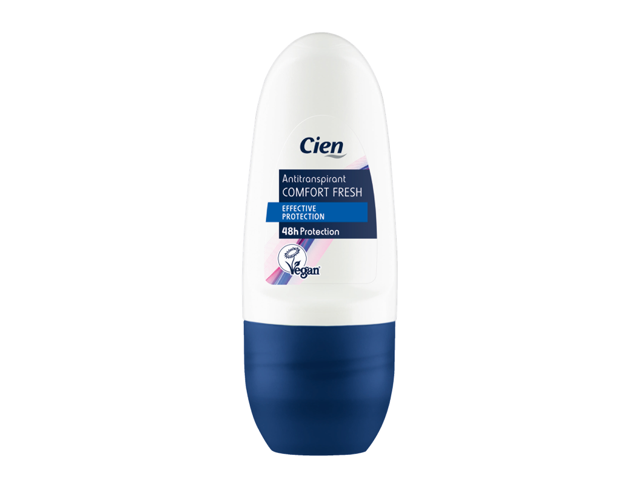 Deodorant Cien Comfort Fresh vegan, roll-on, cu protecție 48h.