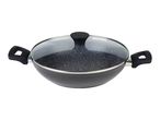 Silvercrest 28cm Cast Aluminium Serving Pan - Black