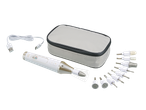 Set de manichiură/pedichiură fără fir Cien BEAUTY cu stilou, cablu USB, husă și 8 accesorii.