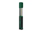 A green and black Parkside LED work light with a rectangular light panel.