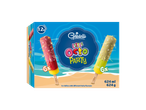 Gelatelli Little Octo Party, 12 gelados de fruta coloridos numa embalagem.