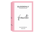 Caixa de perfume Suddenly Femelle Eau de Parfum 75ml.