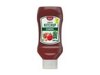 Ketchupflasche mit der Aufschrift „Tomaten Ketchup Classic“, veganem Siegel und Nutri-Score A.
