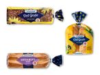 Tre pakker Schulstad brød: rugbrød, sødmælksbrød og boller med solsikkekerner.