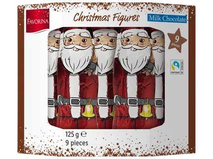 Šokoladiniai Kalėdų seneliai