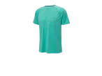 Camiseta esportiva Crewfit, turquesa.