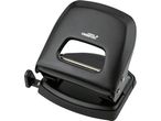 A black, heavy-duty hole punch.
