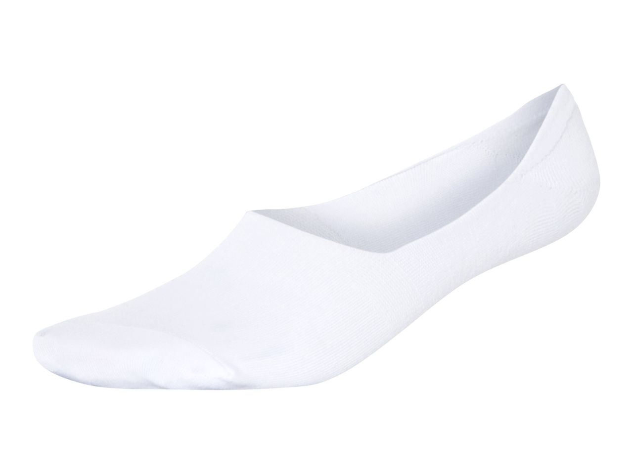 White no-show socks.