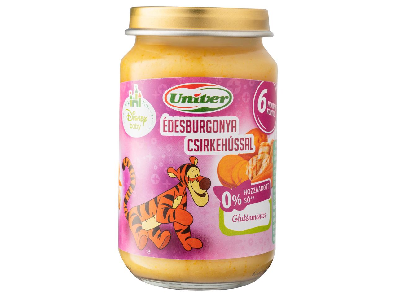 Uniber bébiétel: édesburgonya csirkével, gluténmentes, Disney Baby.
