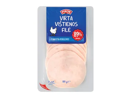 Pjaustyta vištienos filė