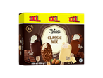 Gelados Gelatelli Classic Mix XXL: 8 unidades de chocolate, amêndoa e chocolate branco.