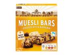 Crownfield chocolate & banana muesli bars: a source of fibre.