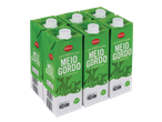 Embalagens de leite Milbona Meio-gordo com Nutri-Score B