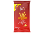 Snack Day XL Butter Twists cu sare, 200g.