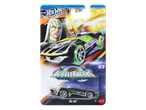 Hot Wheels Acceleracers RD-09 žaislinis automobilis pakuotėje, su personažo iliustracija.