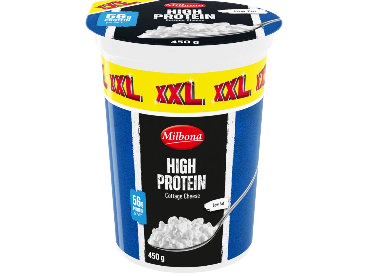 Milbona High Protein Cottage Cheese, 450 г