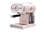 Pink SILVERCREST® 1100W espresso machine with a retro design
