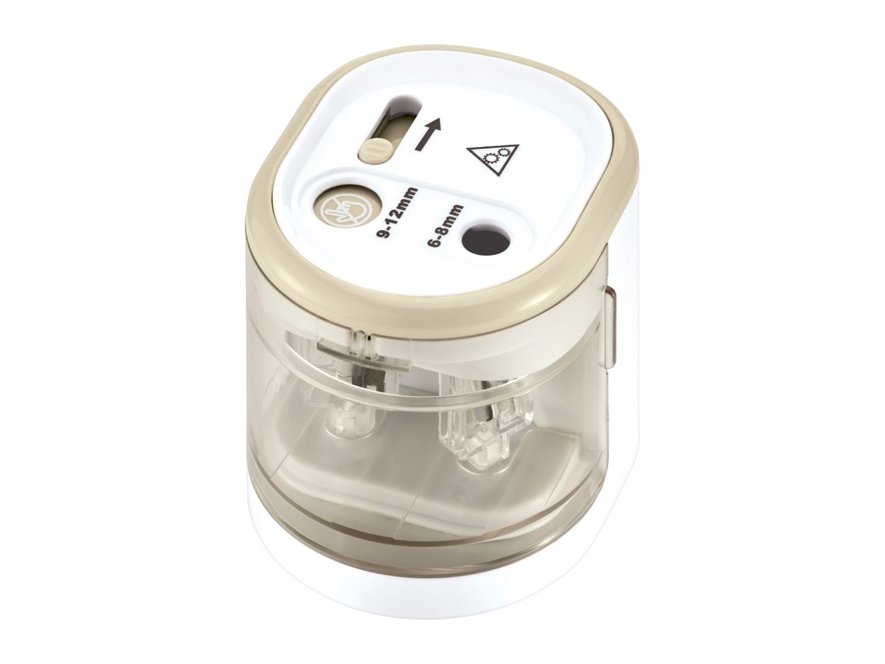 A GE Healthcare pencil sharpener for medical use.