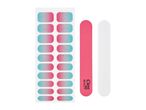 UP nail wraps with ombre design and included nail file.