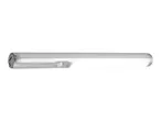 A silver LED under-cabinet light with a motion sensor.