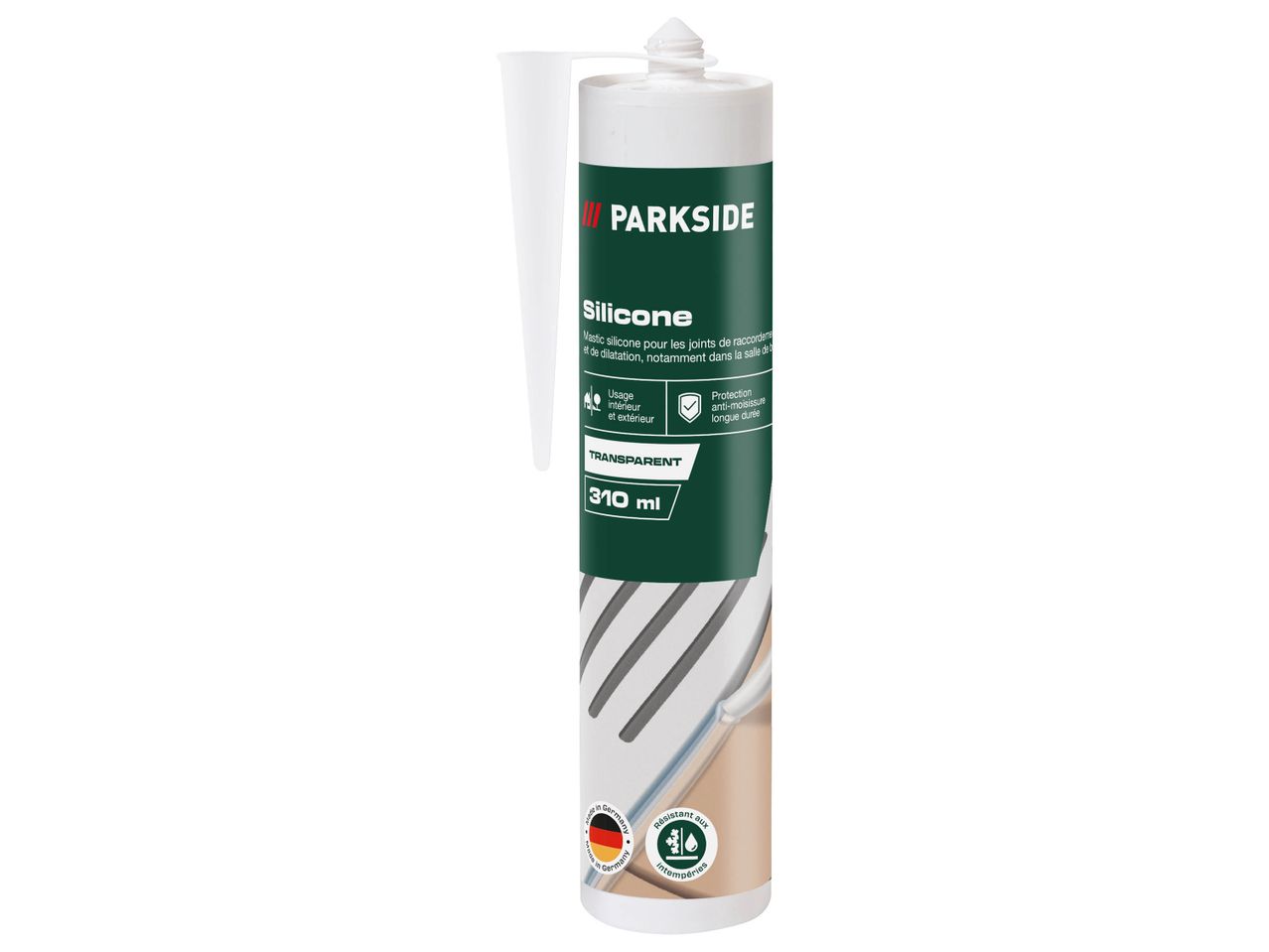 Silicone, mastic, colle de montage