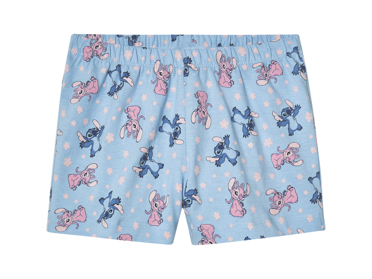 Σορτσάκι κοριτσιού με σχέδιο Stitch και Angel.