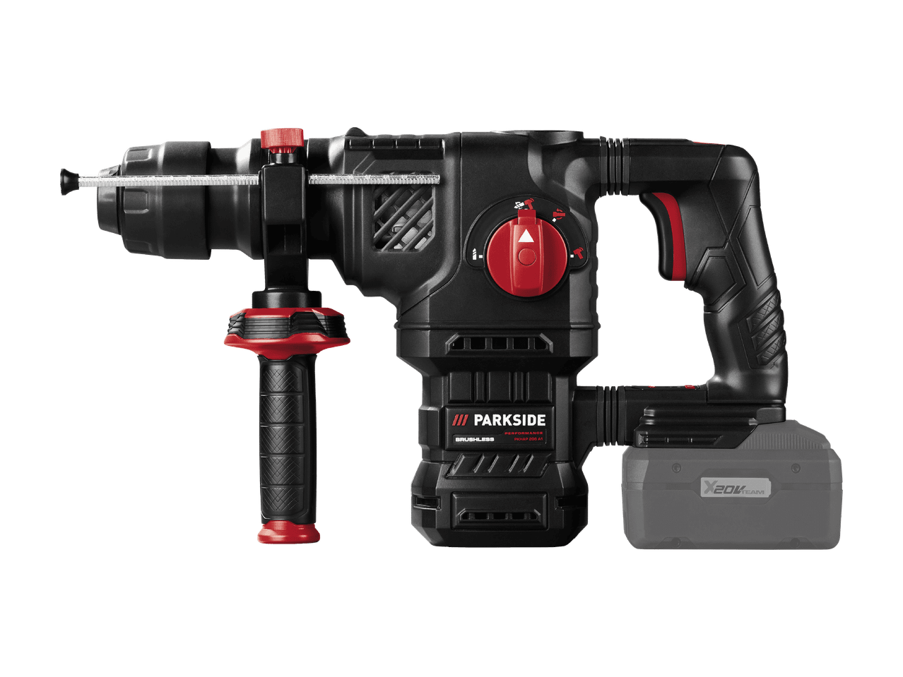 Parkside Performance -akkuporavasara X 20V Team -akulla