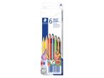 Staedtler Noris Jumbo színes ceruzák 6 darabos csomagban.