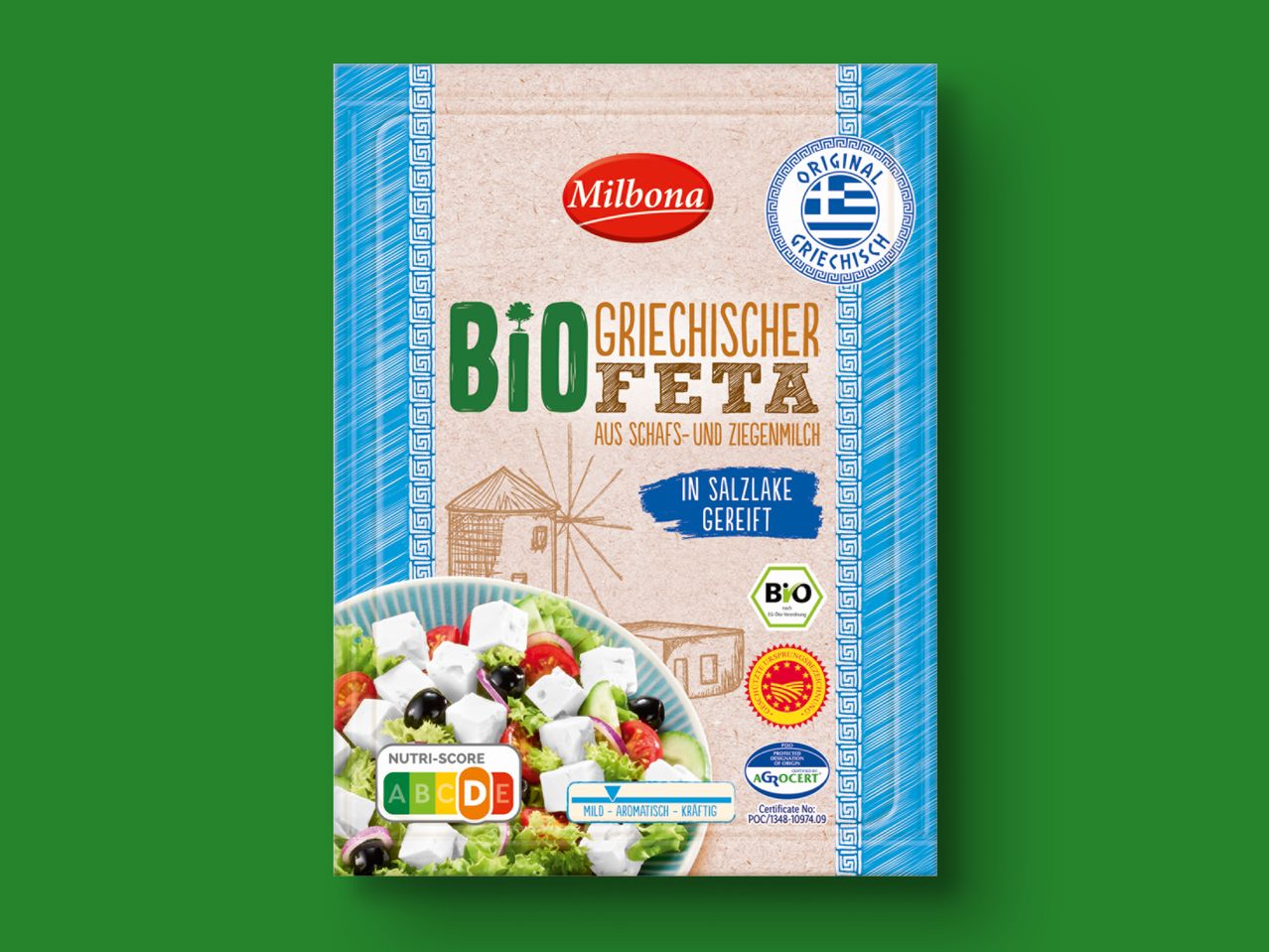 Gehe zu Vollbildansicht: Milbona Bio Feta in Weichpackung - Bild 1