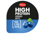 Milbona: iogurte com mirtilos, rico em proteínas (20g).