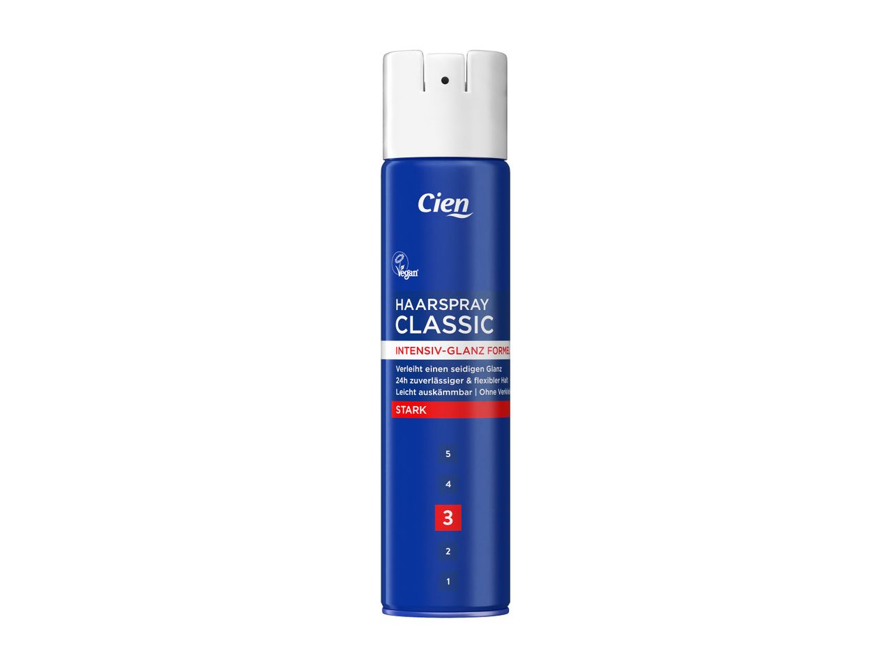 Haarspray Classic mit Glanzformel und starkem Halt, vegan