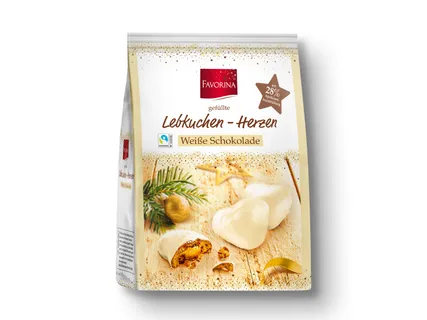 Favorina Gefüllte Lebkuchen-Herzen