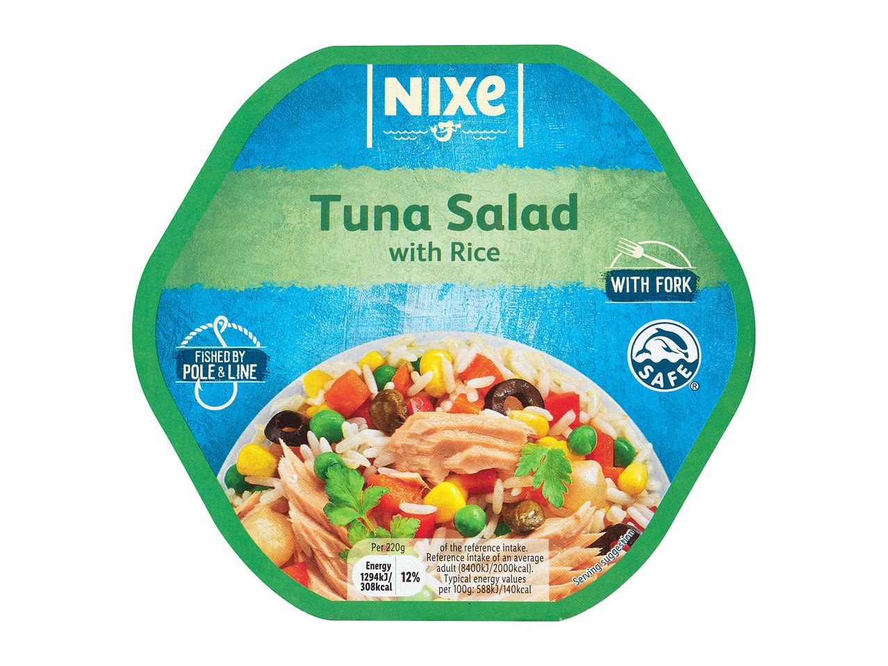 Nixé tuna salad with rice.