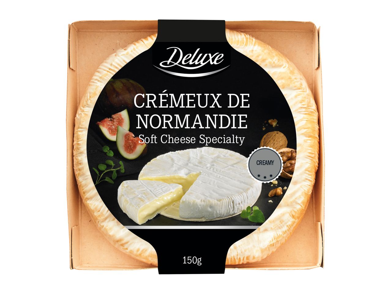 Brânză Crèmeux de Normandie Deliss, specialitate din Normandia.