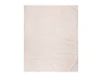 Light beige tea towel with a subtle woven checkered pattern