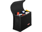 ULTIMATE SPEED® Car Boot Accessories: black felt organizer with cleaning supplies