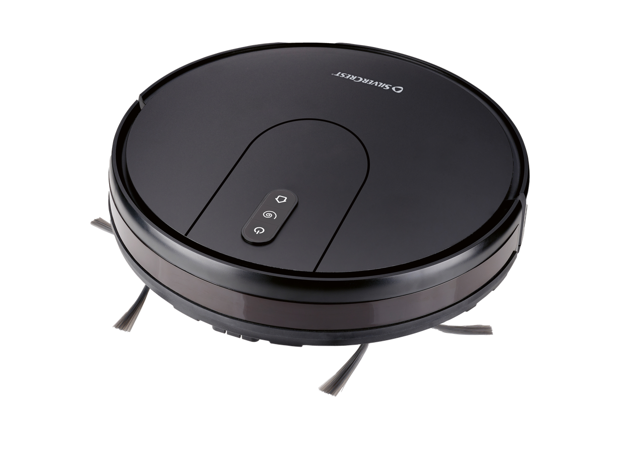 Robot aspirapolvere SILVERCREST nero con funzione lavapavimenti