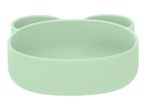 Light green silicone bowl with bear ears