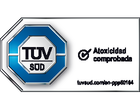 Sigillo TÜV SOD: Atoxlcidad comprobada.