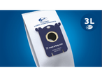 Philips s-bag stofzuigerzak met 3L inhoud en lange prestaties.